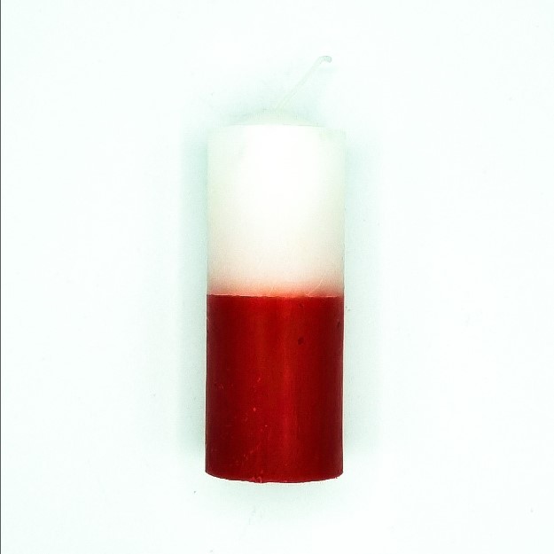 Velón Blanco-Rojo