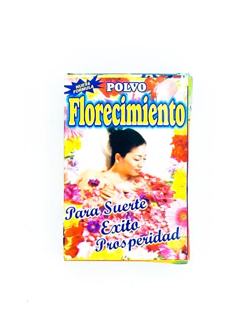 polvo florecimiento