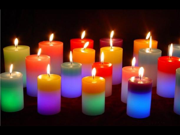 Color de la vela para cada día