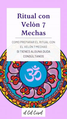 Ritual con Velón 7 mechas