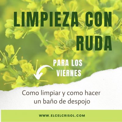 limpieza con ruda