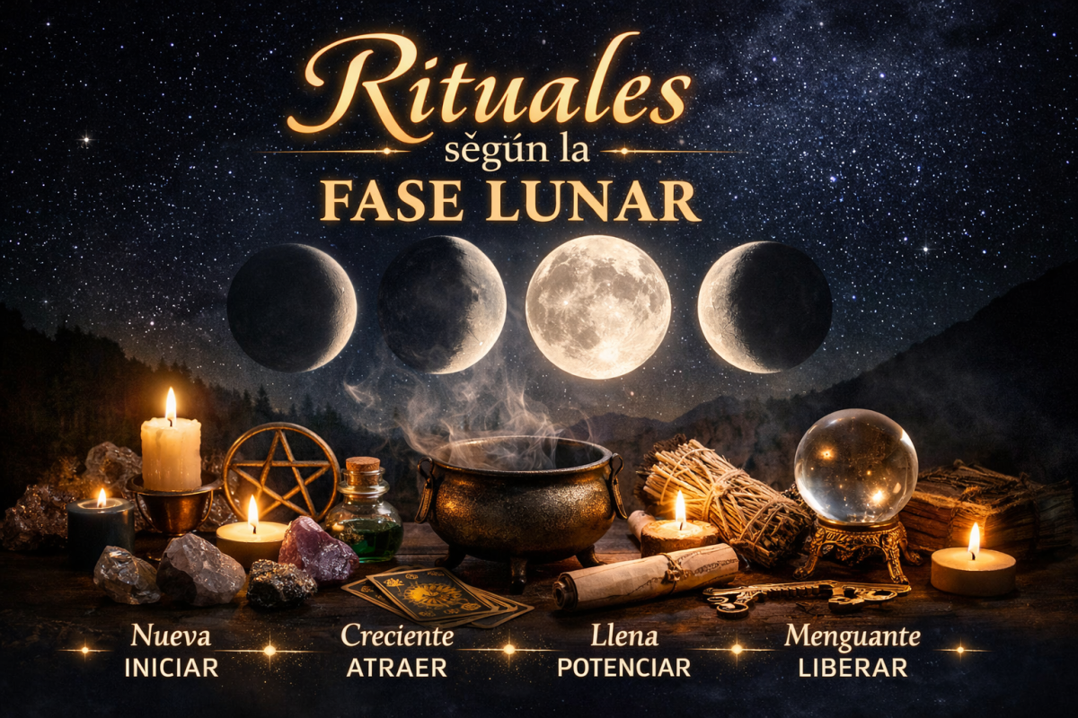 Rituales según la fase lunar