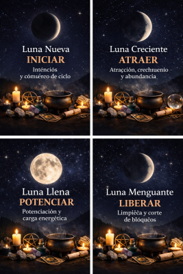 Rituales según la fase lunar