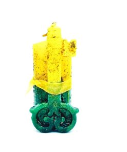 Velón de Doble Llave de la Suerte, detalle de las llaves