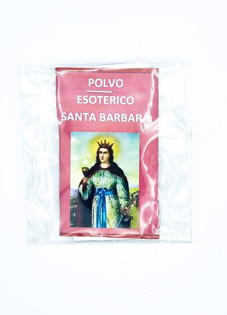 polvo de Santa Bárbara hecho en España para calmar personas de carácter difícil