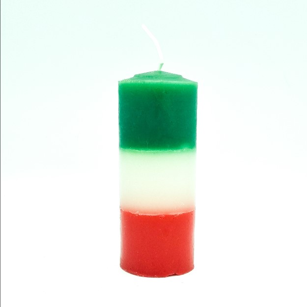 velón tricolor san Jorge