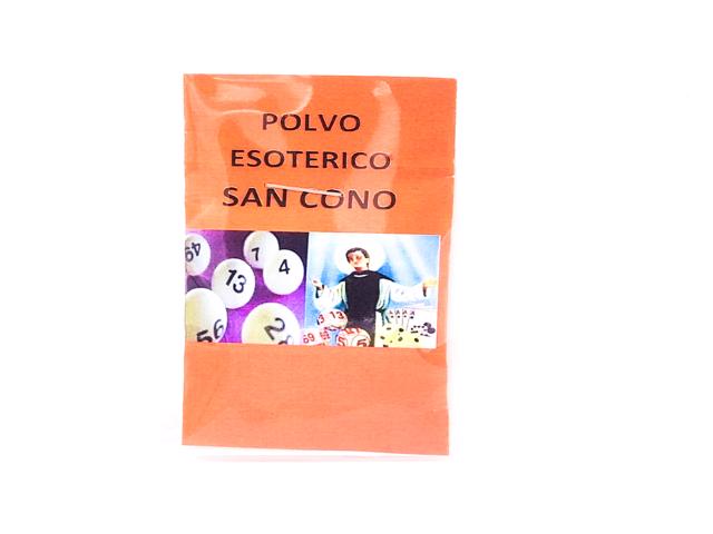 polvo san cono hecho en España para atraer la suerte y la fortuna